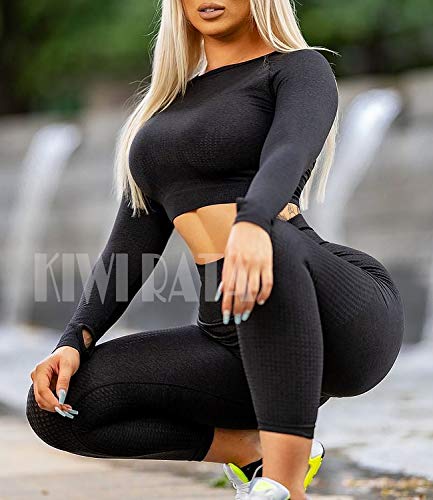 Women Seamless Long Sleeve Crop Top