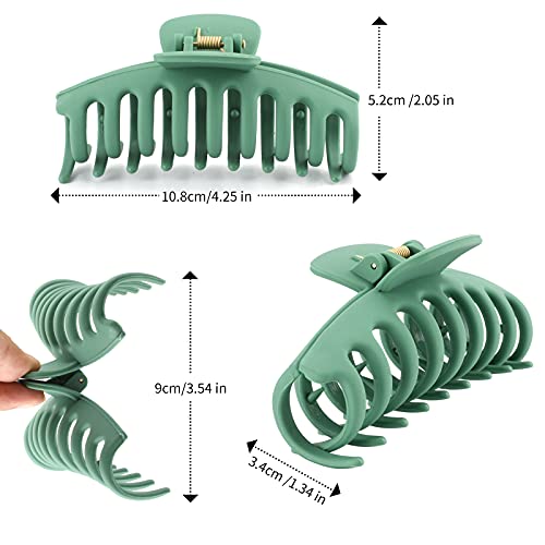 12 Pack Large Hair Claw Clips