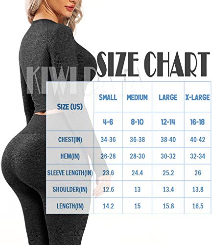 Women Seamless Long Sleeve Crop Top