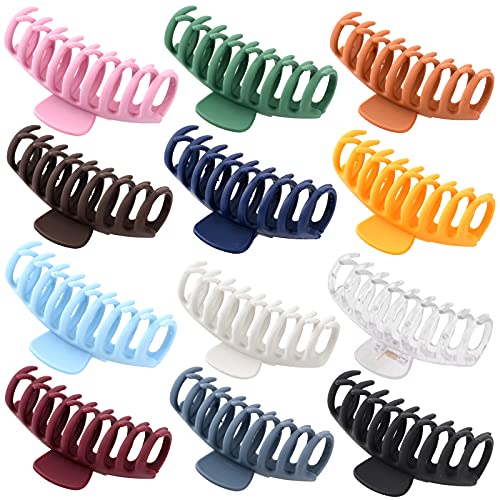 12 Pack Large Hair Claw Clips